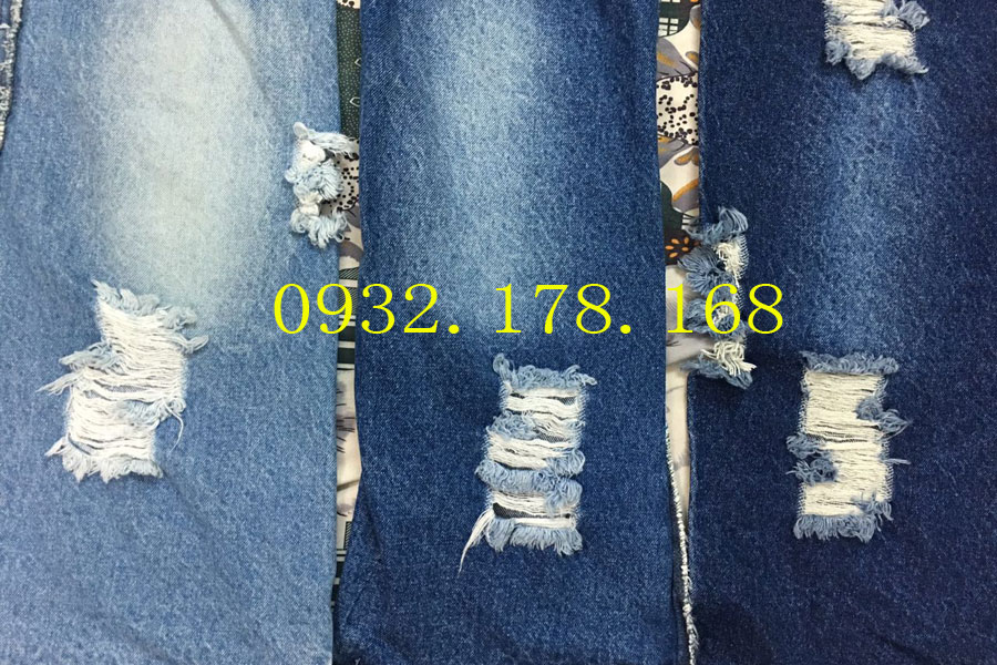vải jean cotton giá rẻ khổ 1m6 , đa dạng mẫu mã phong phú - 5